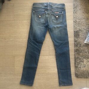 Hudson Jeans Blue Skinny Denim with Faded Gradient